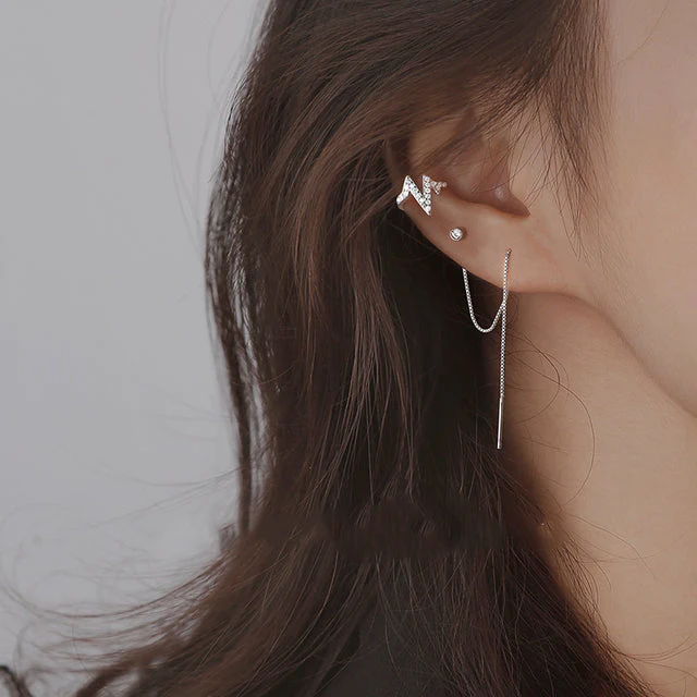 1PC New Fashion Gold Color Moon Star Clip Earrings Ear Cuff - Image 10