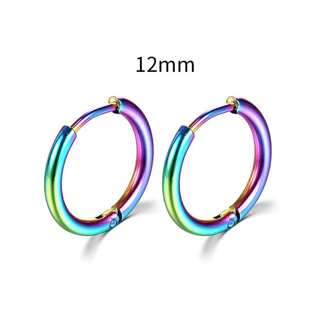 2025 New Simple Stainless Steel Gold Small Earrings Cartilage Ear Piercing Jewelry - Image 16