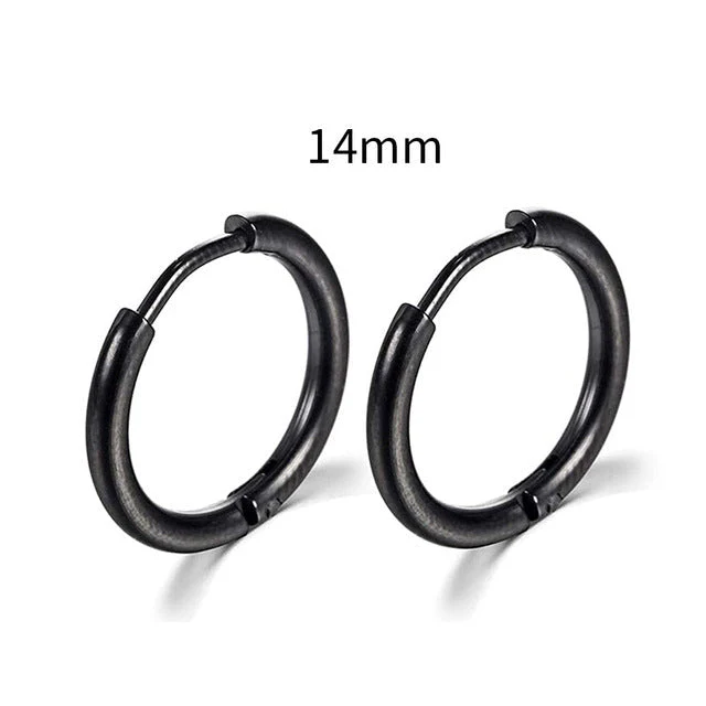 2025 New Simple Stainless Steel Gold Small Earrings Cartilage Ear Piercing Jewelry - Image 19